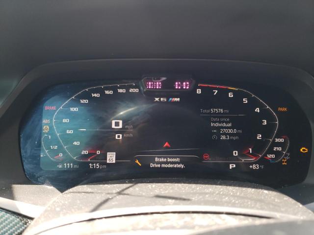 Photo 9 from auction – 2020 BMW X6 M with VIN 5YMCY0C01L9C94178