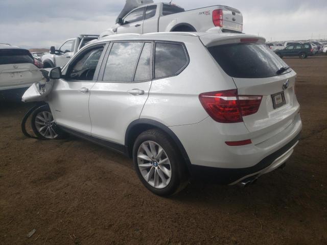 Photo 2 from auction – 2017 BMW X3 XDRIVE2 with VIN 5UXWX9C58H0D98508