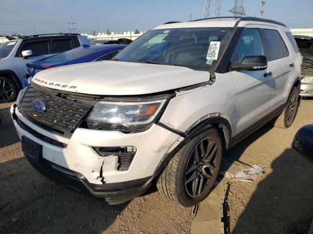 FORD EXPLORER S 2018 with VIN 1FM5K8GT9JGB41426 - Photo from auction