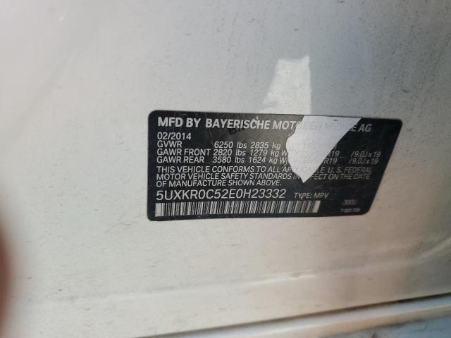 Photo 14 from auction – 2014 BMW X5 XDRIVE3 with VIN 5UXKR0C52E0H23332