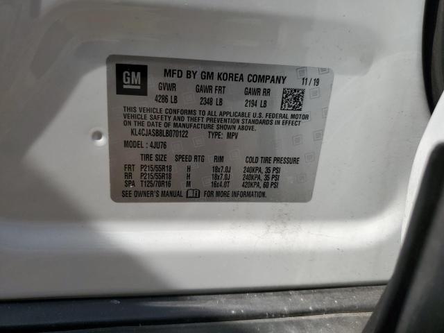 Photo 14 from auction – 2020 BUICK ENCORE PRE with VIN KL4CJASB8LB070122
