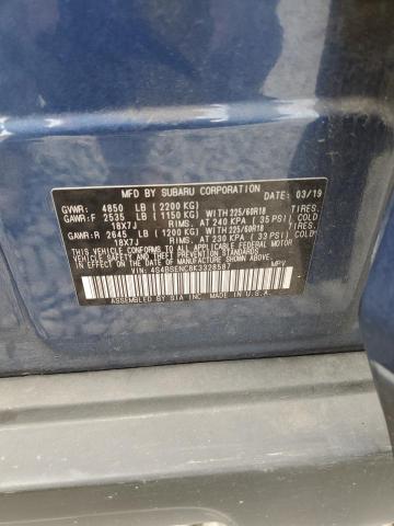 Photo 14 from auction – 2019 SUBARU OUTBACK 3. with VIN 4S4BSENC8K3328587