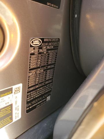 Zdjęcie 14 z aukcji – 2020 LAND ROVER RANGE ROVE z VIN SALYB2EXXLA293718