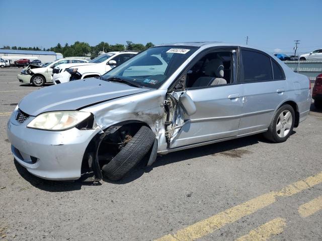HONDA CIVIC EX 2004 with VIN 2HGES26704H527331 - Photo from auction