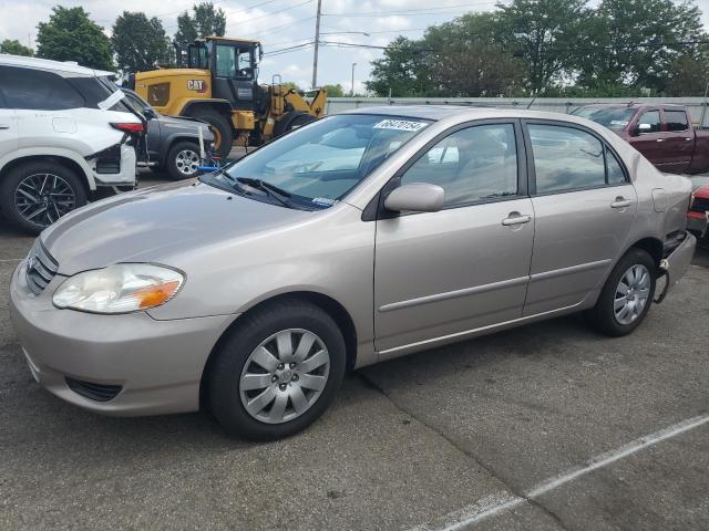 TOYOTA COROLLA CE 2003 with VIN 2T1BR38E73C145904 - Photo from auction