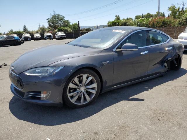TESLA MODEL S 90 2015 with VIN 5YJSA1V24FF100215 - Photo from auction