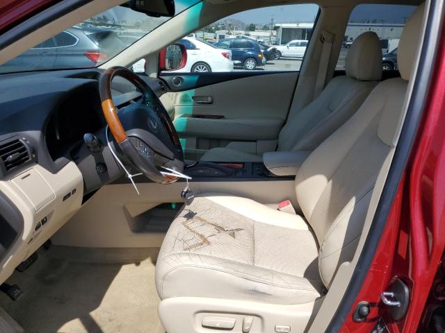 Photo 7 from auction – 2010 LEXUS RX 350 with VIN JTJBK1BA6A2411288
