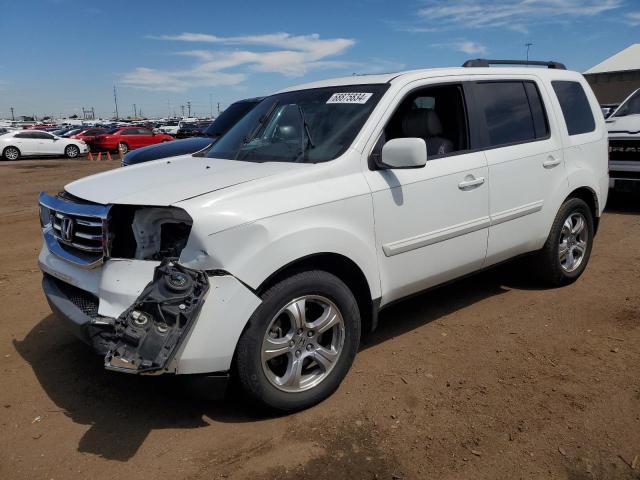 HONDA PILOT EXL 2014 with VIN 5FNYF3H5XEB006237 - Photo from auction