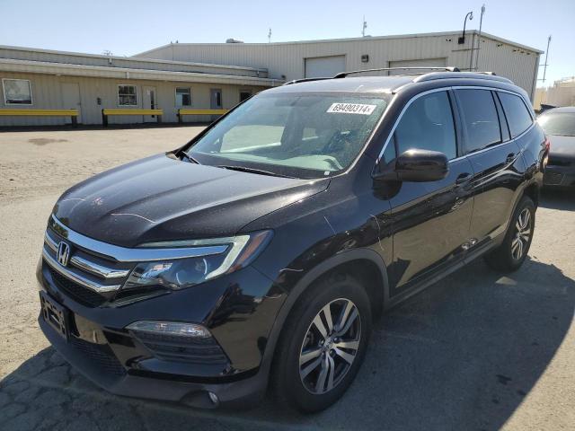 HONDA PILOT EXLN 2016 with VIN 5FNYF6H76GB006435 - Photo from auction