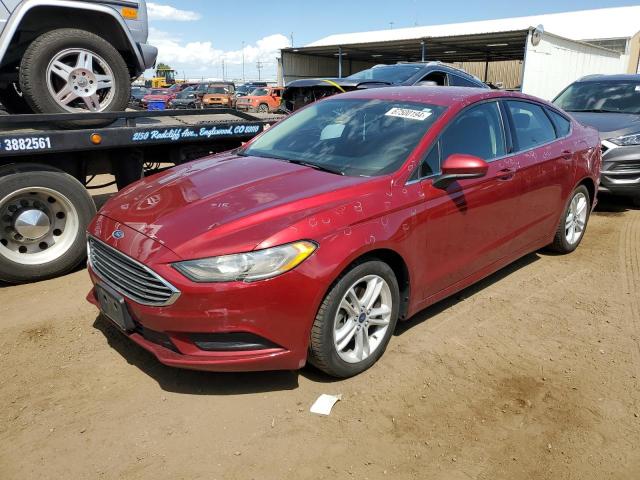 FORD FUSION SE 2018 with VIN 3FA6P0HD4JR285077 - Photo from auction