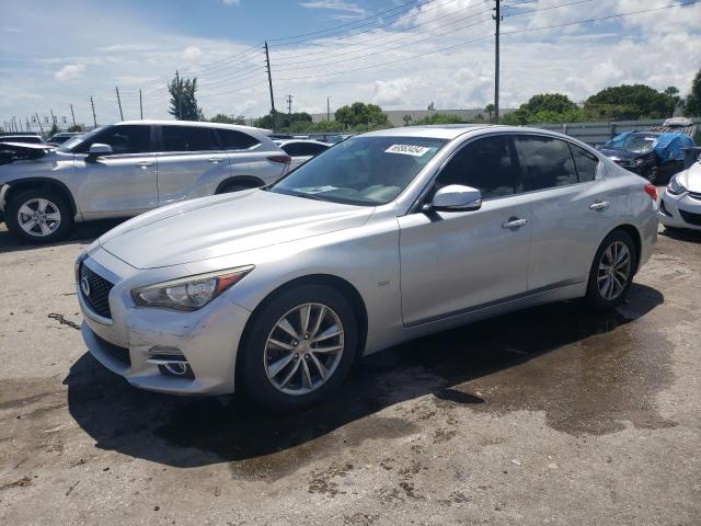 INFINITI Q50 BASE 2017 with VIN JN1CV7AP8HM640970 - Photo from auction