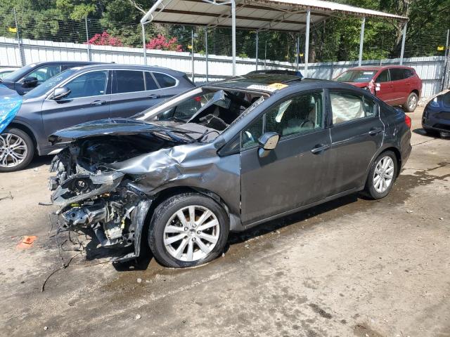 HONDA CIVIC EX 2012 with VIN 2HGFB2F84CH318508 - Photo from auction