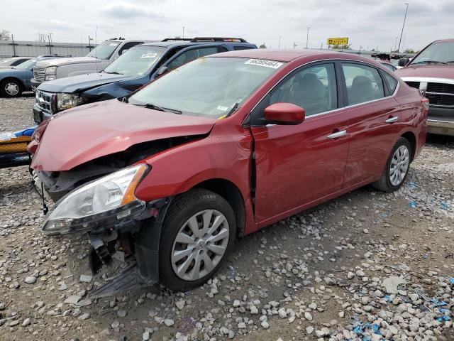 NISSAN SENTRA S 2014 with VIN 3N1AB7AP3EY255499 - Photo from auction