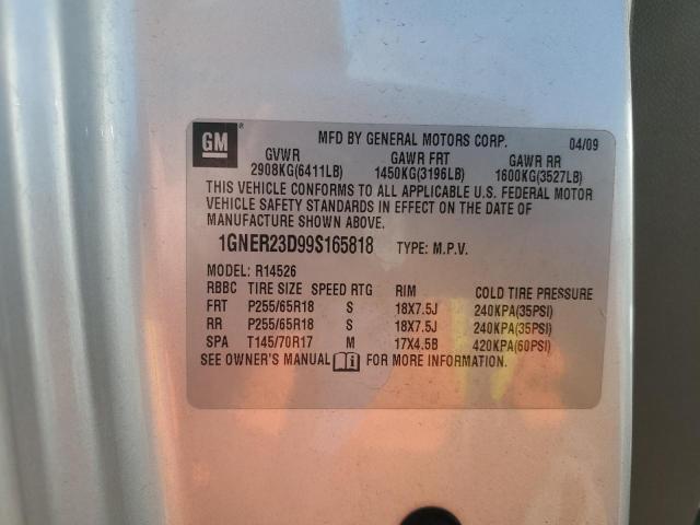 Photo 14 from auction – 2009 CHEVROLET TRAVERSE L with VIN 1GNER23D99S165818