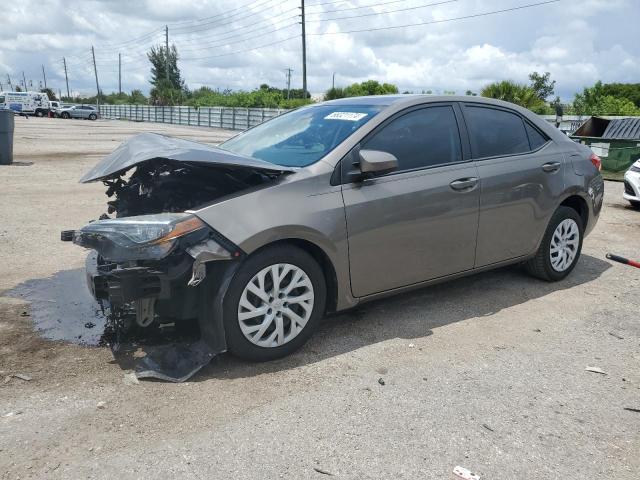 TOYOTA COROLLA L 2018 with VIN 5YFBURHE2JP795822 - Photo from auction