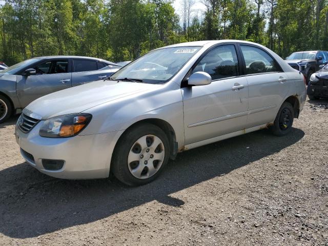 KIA SPECTRA EX 2009 with VIN KNAFE221695635542 - Photo from auction