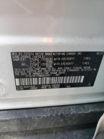 Photo 14 from auction – 2022 TOYOTA RAV4 LE with VIN 2T3G1RFV5NW281900
