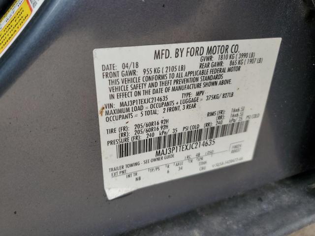 Photo 14 from auction – 2018 FORD ECOSPORT S with VIN MAJ3P1TEXJC214635