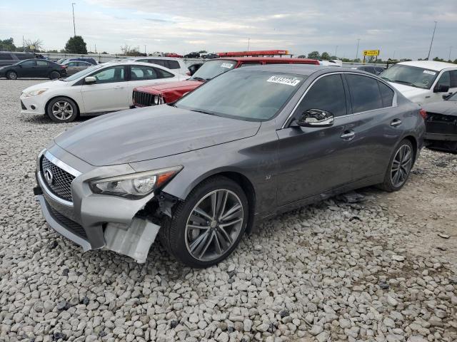 INFINITI Q50 BASE 2014 with VIN JN1BV7AR0EM699357 - Photo from auction