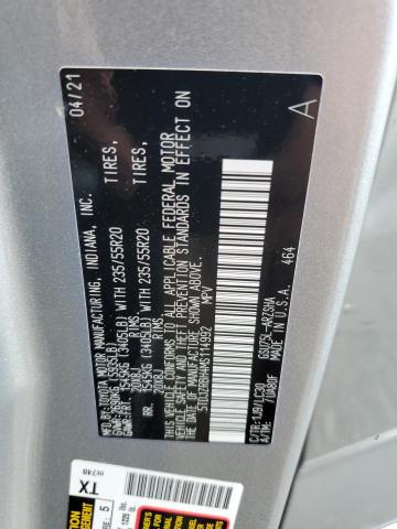 Photo 14 from auction – 2021 TOYOTA HIGHLANDER with VIN 5TDJZRBH4MS114992