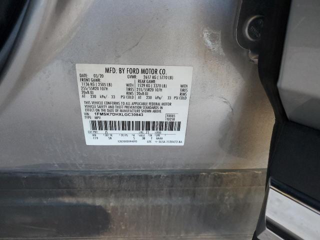 Photo 14 from auction – 2020 FORD EXPLORER X with VIN 1FMSK7DHXLGC30843