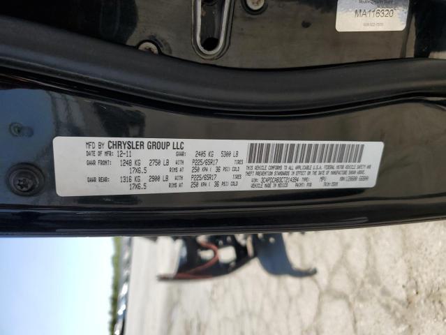 Photo 14 from auction – 2012 DODGE JOURNEY SE with VIN 3C4PDCAB3CT214394