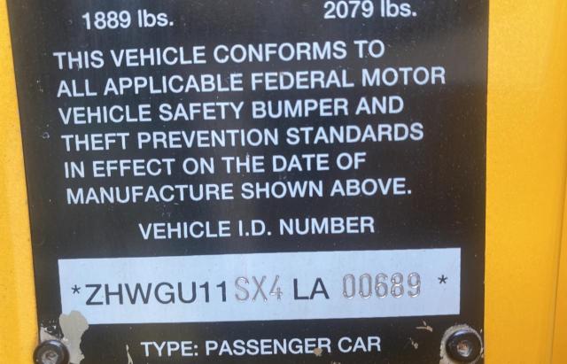 Photo 10 from auction – 2004 LAMBORGHINI GALLARDO with VIN ZHWGU11SX4LA00689