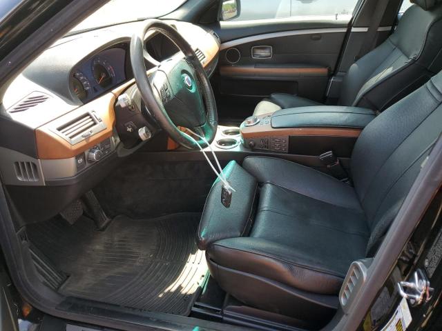Photo 7 from auction – 2007 BMW 750 I with VIN WBAHL83517DT89148