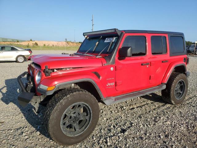 JEEP WRANGLER U 2018 with VIN 1C4HJXEG9JW109845 - Photo from auction