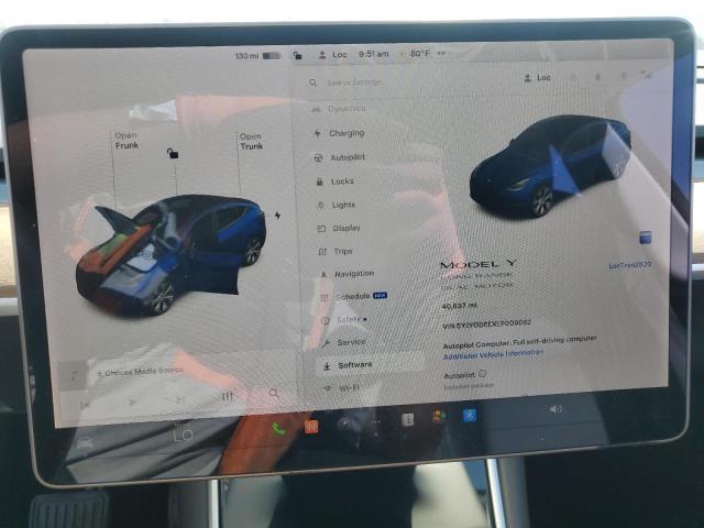 Photo 9 from auction – 2020 TESLA MODEL Y with VIN 5YJYGDEEXLF009062