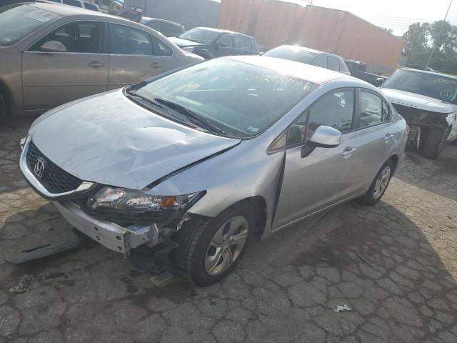 HONDA CIVIC LX 2013 with VIN 19XFB2F57DE044237 - Photo from auction