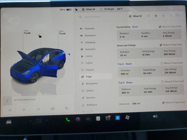 Photo 9 from auction – 2024 TESLA MODEL Y with VIN 7SAYGDED5RF107452