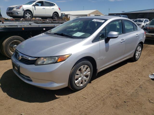 HONDA CIVIC LX 2012 with VIN 19XFB2F55CE306366 - Photo from auction