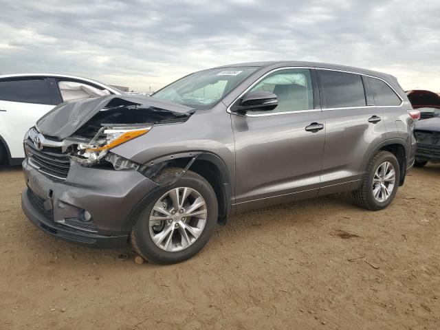 TOYOTA HIGHLANDER 2015 with VIN 5TDBKRFH2FS180737 - Photo from auction