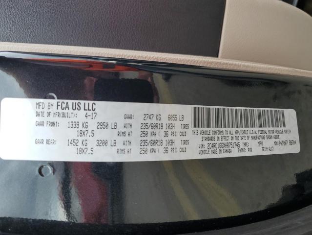 Photo 14 from auction – 2017 CHRYSLER PACIFICA L with VIN 2C4RC1GGXHR751745