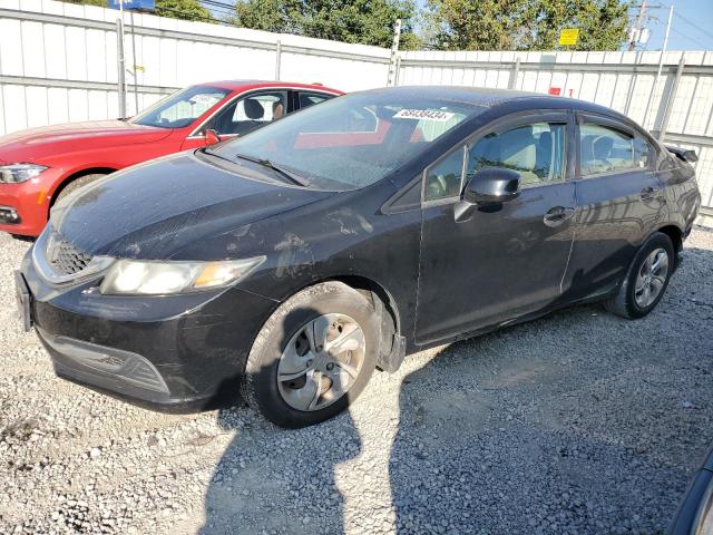 HONDA CIVIC LX 2013 with VIN 19XFB2F57DE003154 - Photo from auction