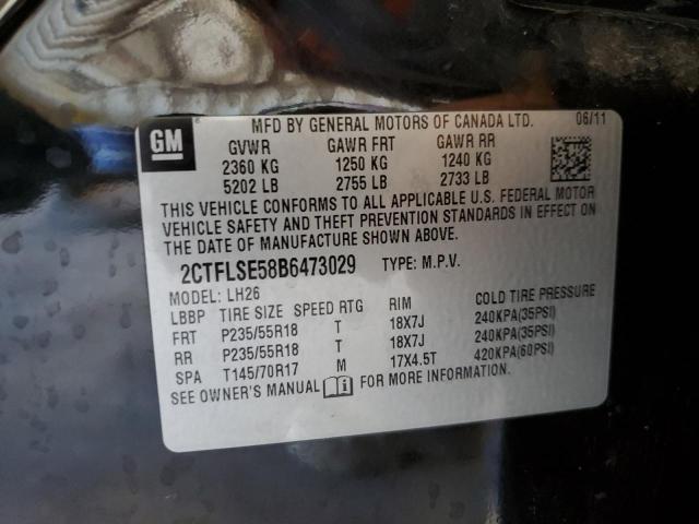 Photo 14 from auction – 2011 GMC TERRAIN SL with VIN 2CTFLSE58B6473029