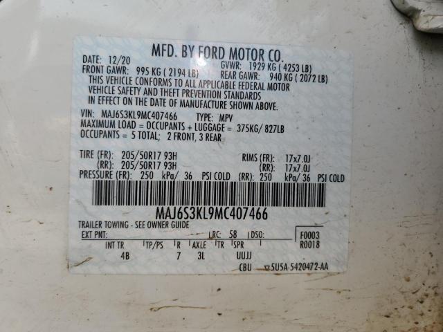 Фото 14 с аукциона – 2021 FORD ECOSPORT T с VIN MAJ6S3KL9MC407466