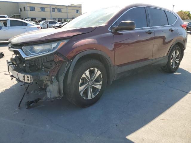 HONDA CR-V LX 2017 with VIN 7FARW5H31HE009244 - Photo from auction