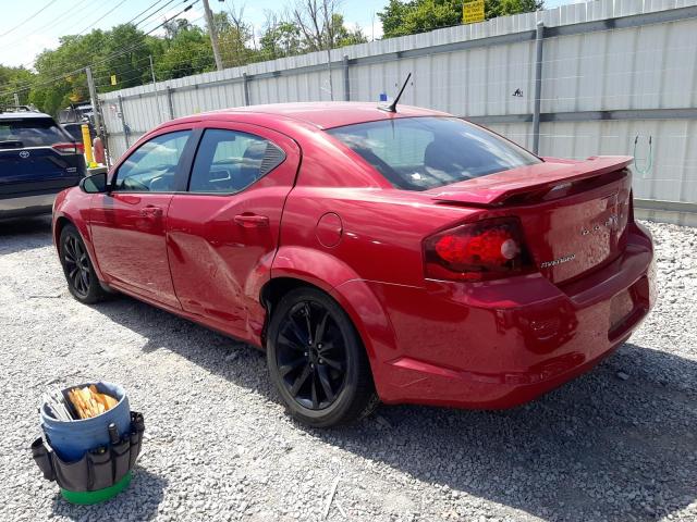Photo 2 from auction – 2014 DODGE AVENGER SE with VIN 1C3CDZAB4EN222187