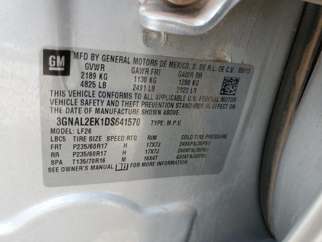 Photo 14 from auction – 2013 CHEVROLET CAPTIVA LS with VIN 3GNAL2EK1DS641570