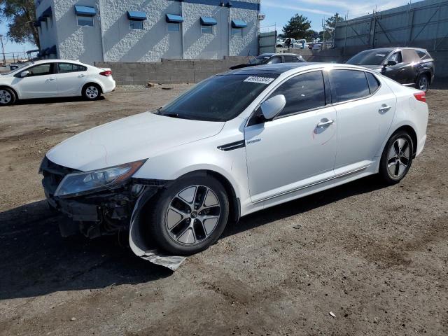 KIA OPTIMA HYB 2013 with VIN KNAGM4ADXD5060028 - Photo from auction