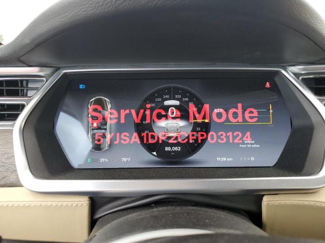 Photo 9 from auction – 2012 TESLA MODEL S with VIN 5YJSA1DP2CFP03124