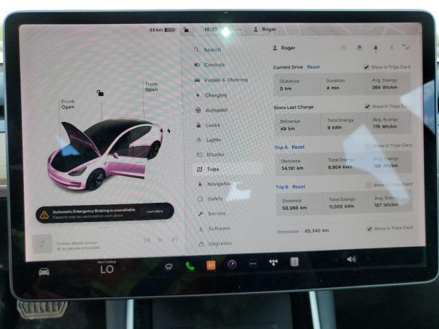 Photo 9 from auction – 2020 TESLA MODEL 3 with VIN 5YJ3E1EA4LF529396