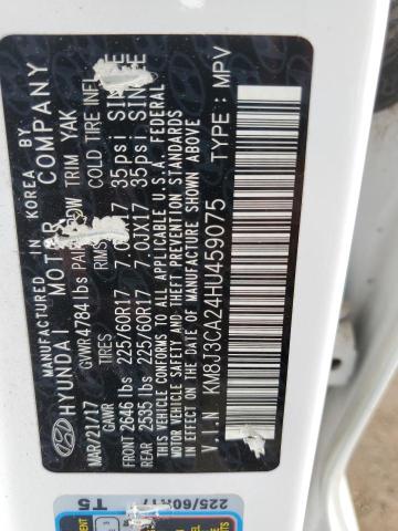 Photo 14 from auction – 2017 HYUNDAI TUCSON LIM with VIN KM8J3CA24HU459075