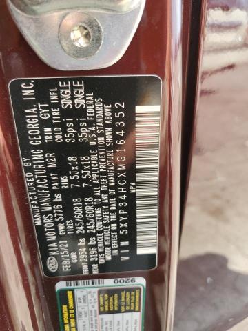 Photo 14 from auction – 2021 KIA TELLURIDE with VIN 5XYP34HCXMG164352