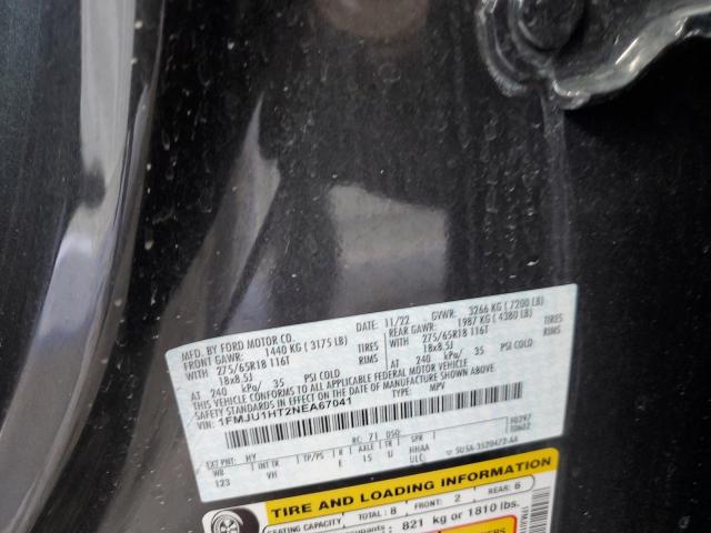 Photo 14 from auction – 2022 FORD EXPEDITION with VIN 1FMJU1HT2NEA67041