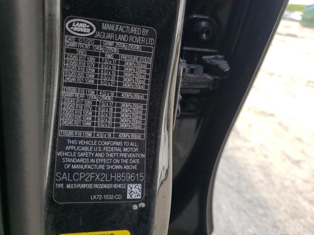 Photo 14 from auction – 2020 LAND ROVER DISCOVERY with VIN SALCP2FX2LH859615