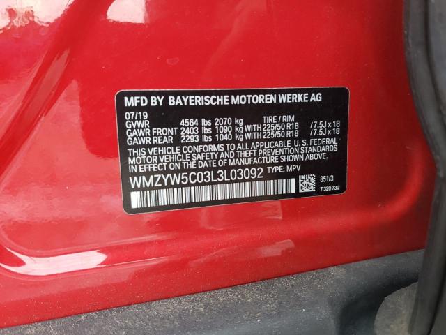 Photo 14 from auction – 2020 MINI COOPER COU with VIN WMZYW5C03L3L03092
