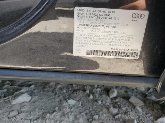 Photo 14 from auction – 2016 AUDI Q5 PREMIUM with VIN WA1L2AFP5GA140674